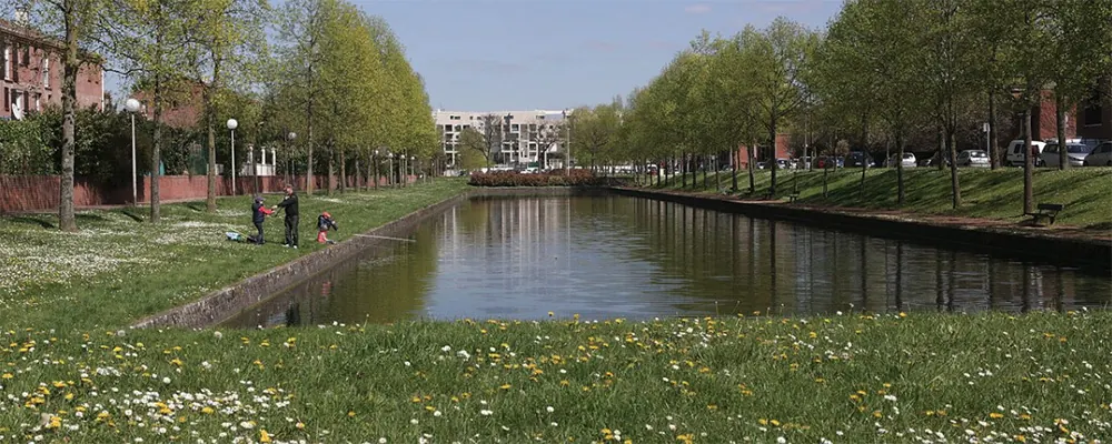 Le canal en perspective de Courcouronnes 91080. Entreprise nettoyage bureaux locaux 91